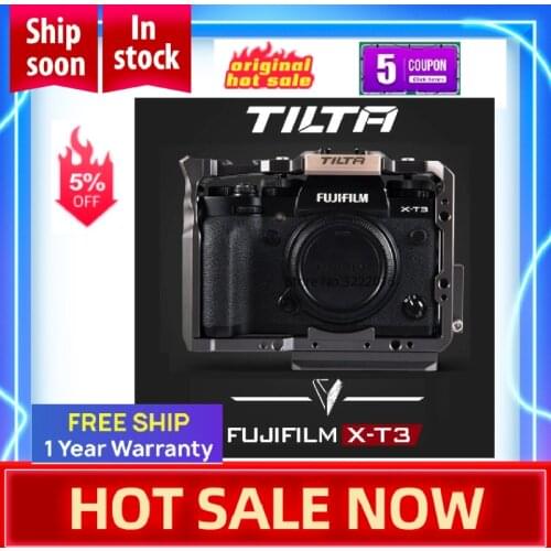 TILTA Cage for Fujifilm XT3 X T3 and X-T2 DSLR Camera Handle Grip fujifilm xt3 Cage Case Accessories VS SmallRig Cage