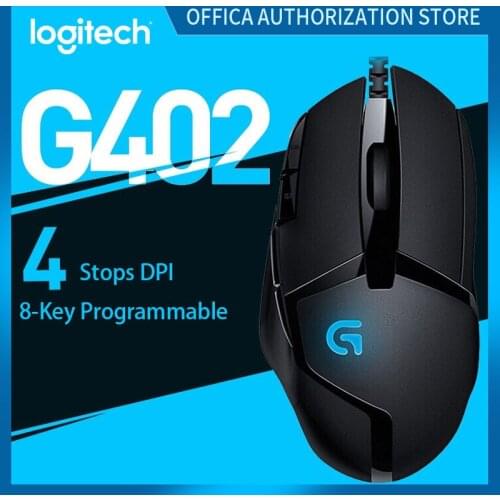 Logitech G402 Gaming Mouse E-sports Mechanical Sports Wired Mouse Tracking FPS Chicken Macro Programming Master Cyberpunk4000DPI