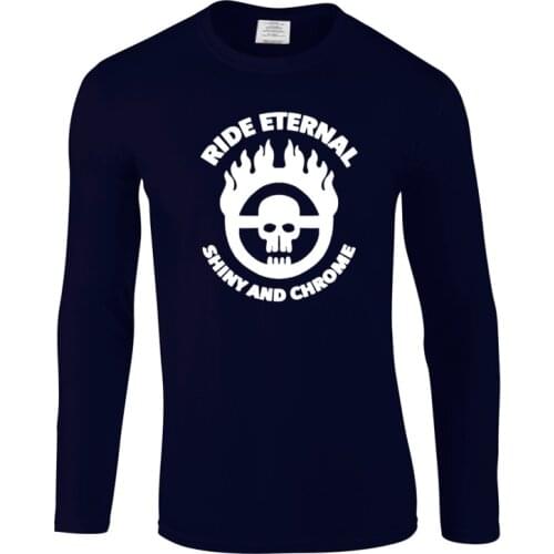 Mad Max Fury Road Fashion Logo Casual long Sleeve Printed T-Shirt Men Cotton Top Tees Summer Fashion Clothes