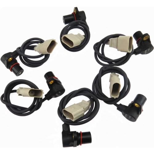 SCJYRXS Qty 6 For Bora Golf MK4 Passat B5 Beetle A4 A6 A8 Crankshaft Position Pulse Sensor 078906433A 06A906433E 1JD906433
