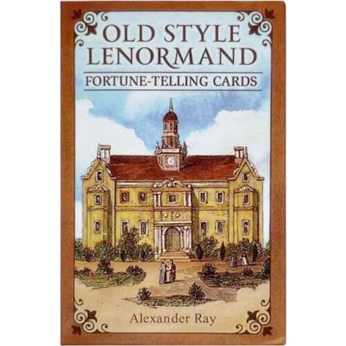 Old Style Lenormand Tarot Card Oracle Games Prophecy Divination Deck English Version Entertainment Board Game