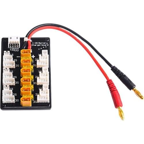 XT30 1S-3S Balance Plug Parallel Charging Board Adapter Anticreep LiPo Battery Charging Plate