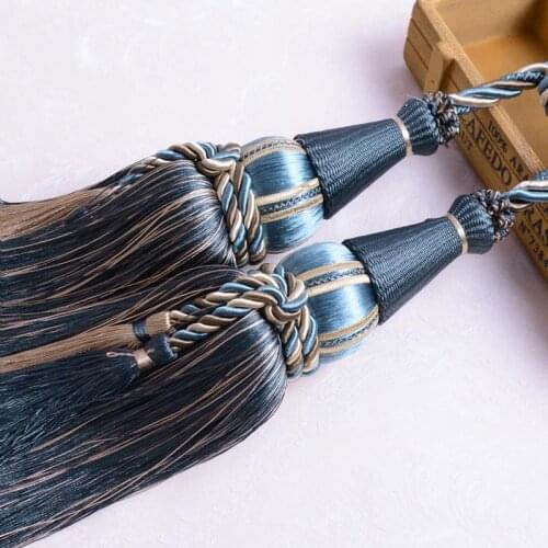 2pcs/lot Curtains Hanging Ball High Quality Lashing Bandage Lobbing Accessories Cortina Tassel Tieback For Living Room Cinturon