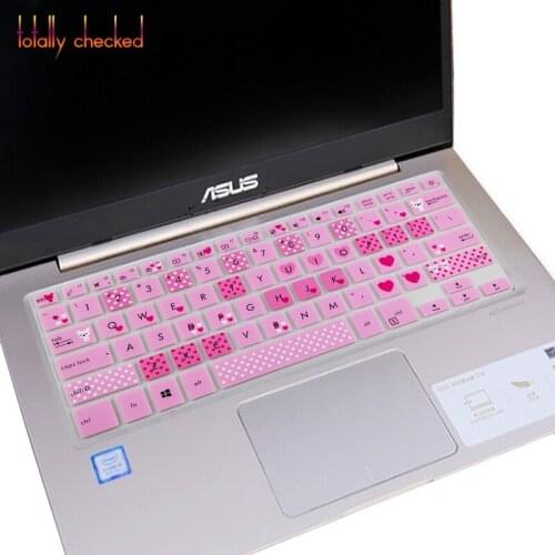 Laptop Keyboard Cover Protector For ASUS ZenBook UX331UA UX331UAL UX331UN 13.3" U3100UA U3100UN VivoBook S14 S406 U