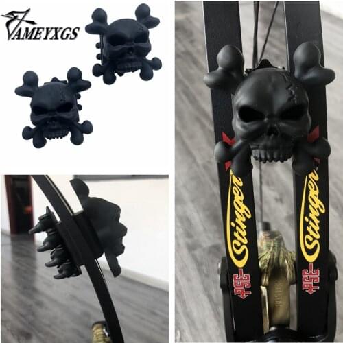 1 Set Archery Compound Bow Stabilizer Black Rubber With Thick Rubber Band Interchangeable Hunting Shooting Accessories