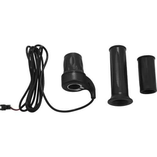 1 Pair Ebike Throttle Handle Left 20X Right Half Twist Throttle for Electric Bike Scooter 24V/36V/48V/60V/72V