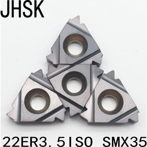 10pcs 22ER 3.5ISO SMX35 Carbide Threading Inserts,Threading blades,Insert for Threaded Holder blade High cost performance