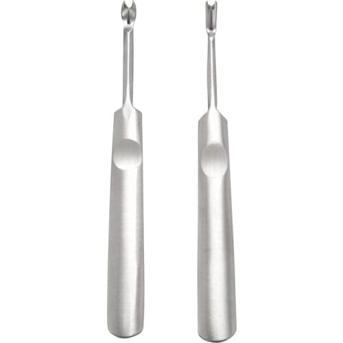 2 Pcs U V Shaped Stitching Groover Skiving Edge Beveler Leathercraft Leather Tool Kit