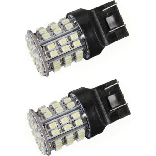 2x T20 7440 7443 64 SMD White 6000K Reverse Brake Tail LED Bulb Light Lamp 12V
