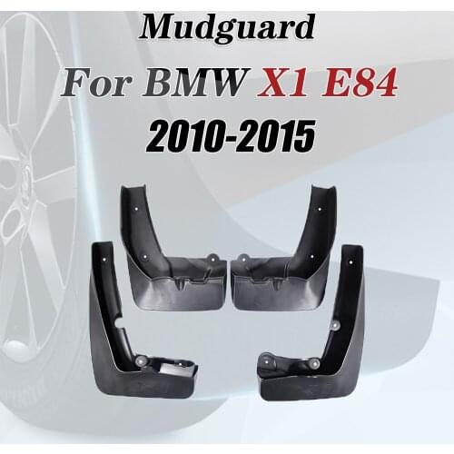 4 PCS For BMW X1 E84 2010~2015 Front Rear Car Fender Mud Guard Flaps Splash Flap Mudguards Accessories 2011 2012 2013 2014