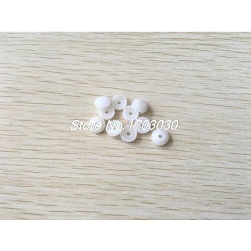 50 Pcs 8.5mm x 2mm Single Reduction Plastic Crown Gear for Stepper Motor Gearbox