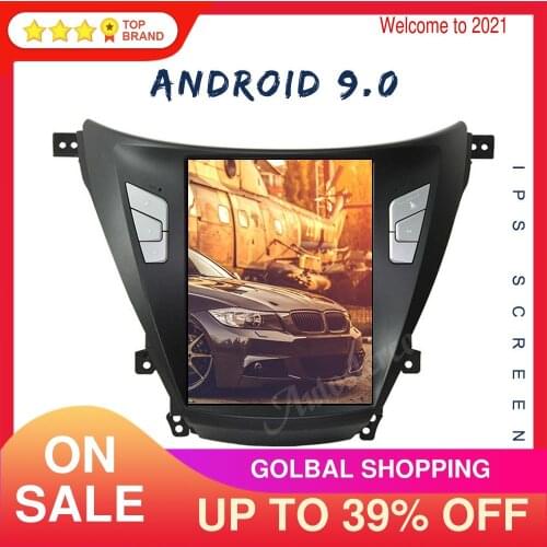 Android 9.0 PX6 Car GPS Navigation Auto Radio Tape Recorder For Hyundai Elantra 2012-2016 Auto Stereo Headunit Multimedia Carply