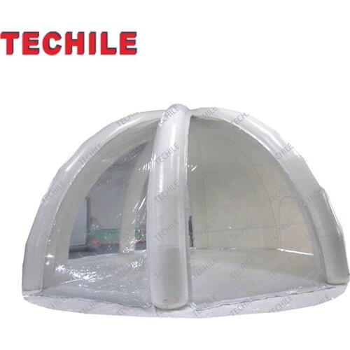 Large transparent spider advertising tent blows up spider tents and inflatable tents