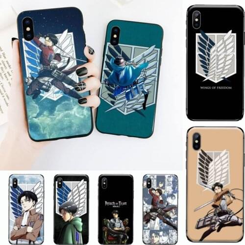 Anime Attacking Giant Phone Cases for iPhone 11 12 mini pro XS MAX 8 7 6 6S Plus X 5S SE 2020 XR