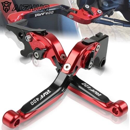 For Honda RVF400 RVF 400 1994-1996 1995 Motorbike Brakes Levers CNC Motorcycle Extendable Clutch Handle Brake Clutch Lever