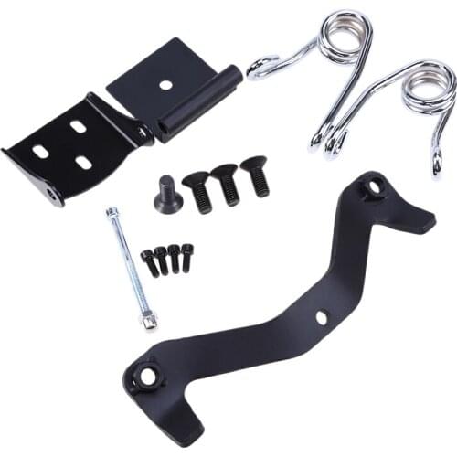 Motorcycle Seat Brackets Kits Spring Saddle Scooter Seat Cover Backrest Kit Cafe Racer Seat For Harley 883 Custom Chopper Bobber