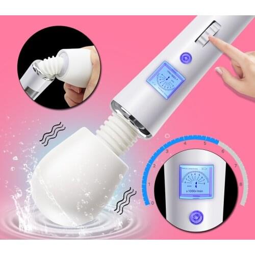 Powerful Magic Wand Vibrators for women Clitoris Stimulator AV Stick G Spot Massager Female Masturbator Sex Toys for Woman