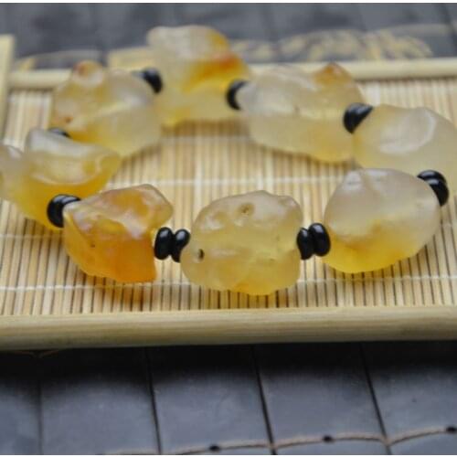 Natural Agate original ecological Bracelet Round Beads Bracelet Men Jade Bangles Women man Fine crystal Jewelry