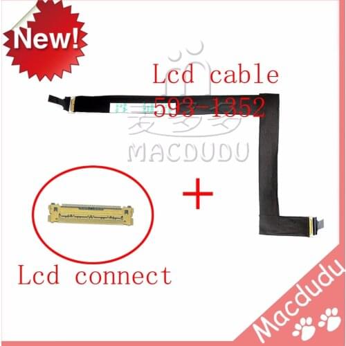 New LCD Screen Display Flex Cable With Connector For iMac 27" A1312 Mid 2011 MC813 593-1352
