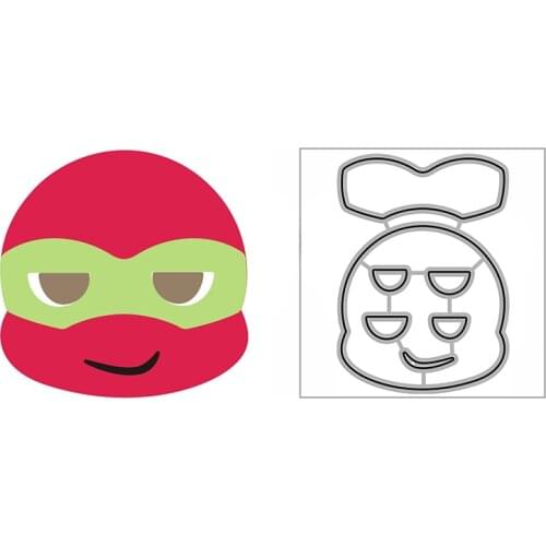 New Justice Turtles Hero Craft Embossing Mold 2021 Metal Cutting Dies for DIY Decorative Scrapbooking Album Card Making No Stamp