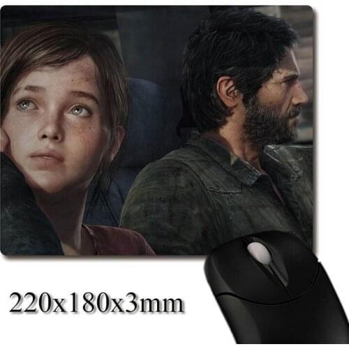 Joel & Ellie CG printed Heavy weaving anti-slip rubber pad office mouse pad Coaster Party favor gifts 220x180x3mm