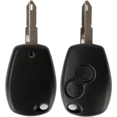 1pcs Car Remote Buttons Key Shell 2 Buttons Replacement Key Shell for RENAULT Clio DACIA Logan DACIA Sandero