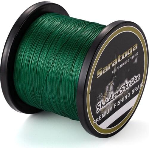 "Saratoga" Super Strong Material from Japan 1500M / 1650YARD 8 Strands 30-100lb 100% PE Braided Fishing Line Multifilament Line