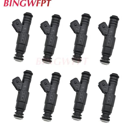 8x Fuel Injectors OE# 0280155884 Fit For Chevrolet Chevy For GMC 7.4L 454cid Vin J 35175728 0280150734 198455 198442 13898440