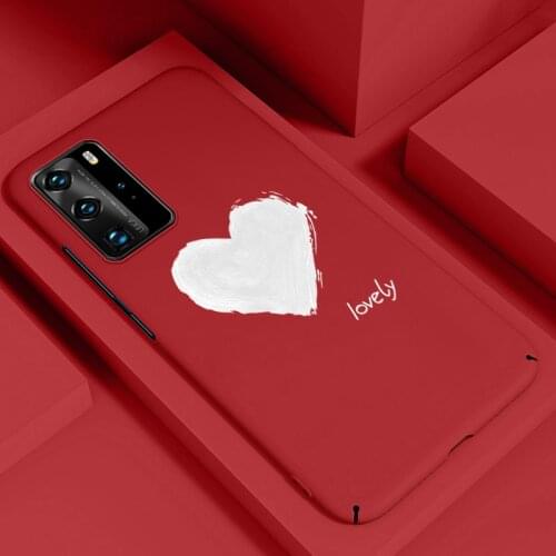 Ultra-thin Colorful Matte Hard PC Phone Case For Huawei P40 P30 P20 lite Mate 30 20 10 Pro Luxury Cute Shockproof Frosted Cover