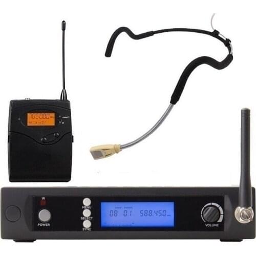 UHF Wireless Waterproof Sweatproof Headset Microphone Headworn mic Sweat-resistant Fitness Microphone karaoke