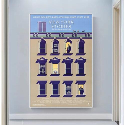 V0850 New York Stories Vintage Classic Movie Wall Silk Cloth HD Poster Art Home Decoration Gift