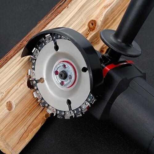 1pcs 4 Inch Wood Carving Disc Chain Saws Angle Grinder Carving for Use With 4" Angle Grinders Carving Tool Abrasive Cutting Disc