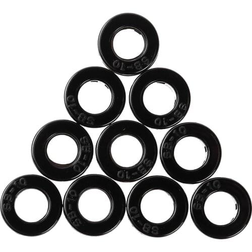 10 Wire Grommets Plastic Snap On Desk Wire Inlet Outlet Gaskets Antistatic Cable Rack Holder Protector Seal Ring Hole Plug Cover