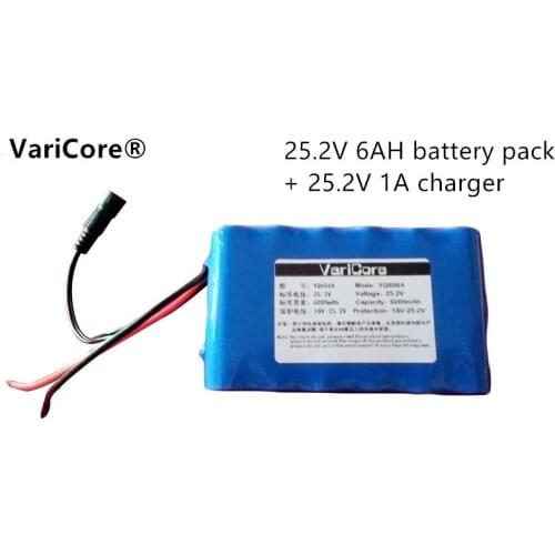 24V 6ah 6s3p 18650 Battery 25.2V lithium battery electric car Battery / moped 420 high capacity