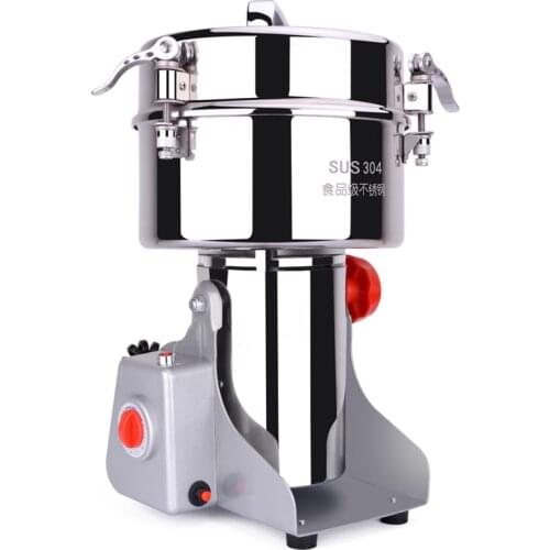 2500g Herb Grinder Coffee Bean Grinder Commercial Fragrant Seasoning Grain Chinese Medicine Mill Dry Food Crusher Wheat Mixer