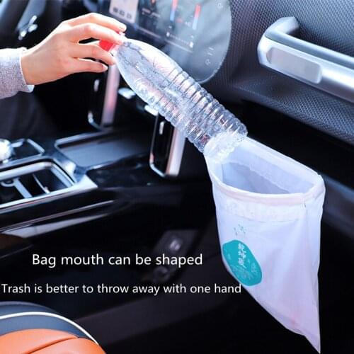 80 Pcs Car Garbage Bag Disposable Stick To Anywhere Leak Proof Portable Convenient Trash Bags For Vehicle Carava Kitchen Study