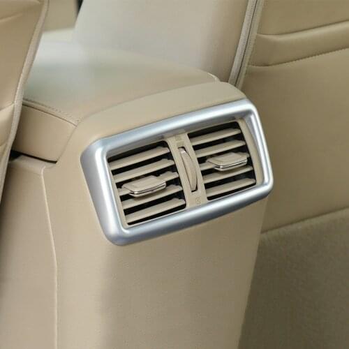 ABS Matte For X-TRAIL Xtrail T32 Accessories 2014 2015 2016 2017 2018 Rear Air Condition Vent Cover Sticker Car Styling 1pcs