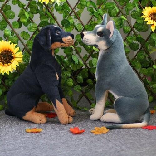 Black Modern Design Plush Toy for Dog soft Plush Toy for Birthday Gifts Living Room Peluches Grandes Baby Product BD50WJ