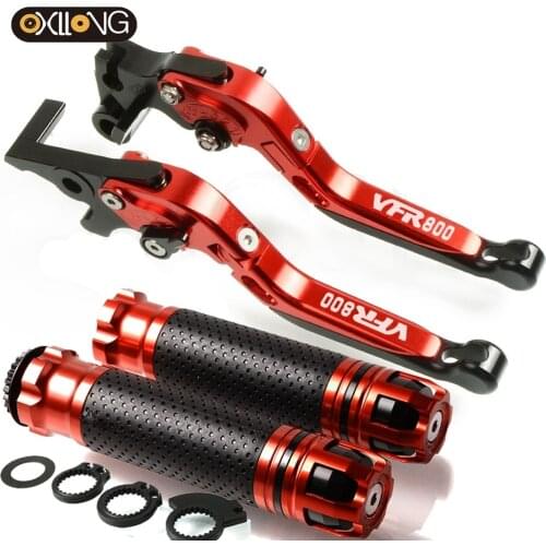 For HONDA VFR800 VFR800F 2002-2017 2009 2010 2011 2012 2013 2014 2015 2016 Brake Clutch Levers Handlebar grip Handle Hand Grips