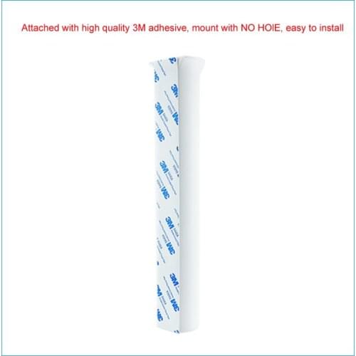 3M Adhesive White ABS Plastic Rod Holders Fishing Rod Spinning Durable Pole Tube Mount With NO Hole Bracket Socket Rack