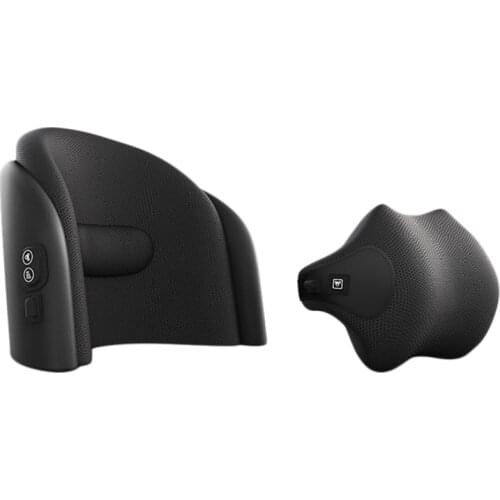 Car Neck and Back Massager Pillow, Seat Back Support Headrest Simulation Human Massage for Travel Home Office