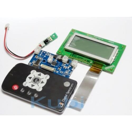 Radio FM Stereo Receiver Module + Remote 5W Power Amplifier Digital LCD /Power off memory/silent noise/ DC 3.6-5V