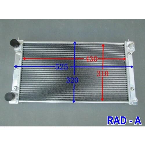 NEW ALL ALUMINUM ALLOY RADIATOR FOR VW GOLF MK1/2 GTI/SCIROCCO 1.6 1.8 8V MT