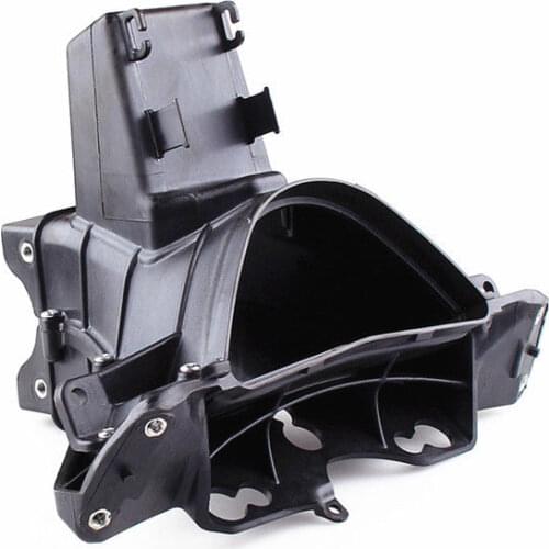 Motorcycle Black Headlight Upper Stay Cowl Bracket Fairing For Kawasaki ZX6R 2009 - 2012 2010 2011 Custom