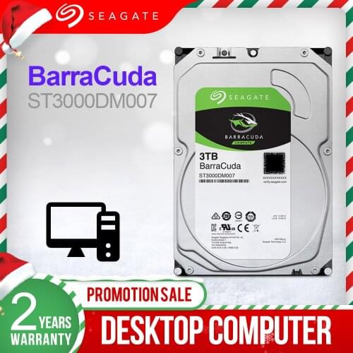 Seagate 3TB Desktop HDD Internal Hard Disk Drive Original 3.5 '' 3 TB 5400RPM SATA 6Gb/s Hard Drive For Computer ST3000DM007