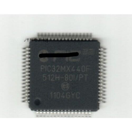 10pcs PIC32MX440F512H-80I/PT PIC32MX440F512 QFP64 PIC32MX440F512H-80I PIC32MX440F512H PIC3 New