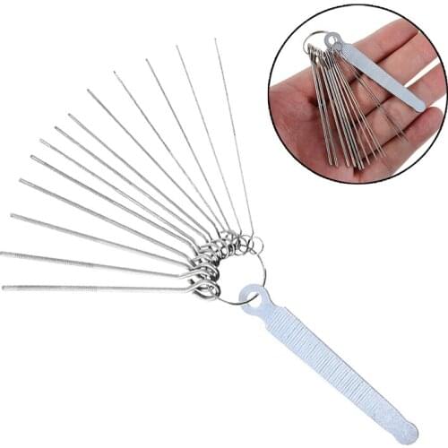 Portable Guitar Nut Slotting File Kit DIY Guitar Repair Tools Stainless Steel Guitar Saw Rods Slot Filing Set