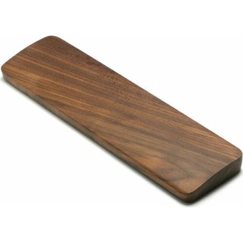 Comfortable Non Slip Office Pain Relief Computer Accessories Laptop Durable Ergonomic Keyboard Wrist Rest Pad Walnut Wood 60 Key