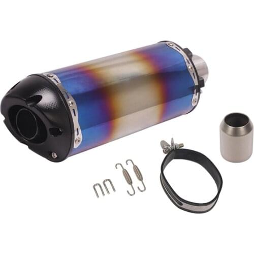 Universal 51mm Motorcycle Exhaust Pipe Tip Silencer Escape Tip for Universal Exhaust System