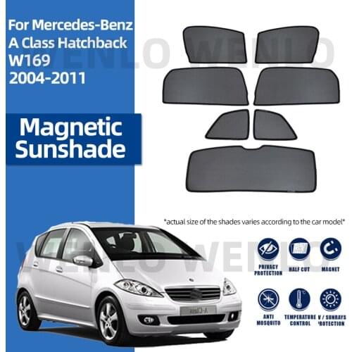 For Mercedes Benz A CLASS W169 Hatchback 2004-2011 Protective Cover Window Sun Visor Windshield Curtain Car Screen Magnetic Mesh